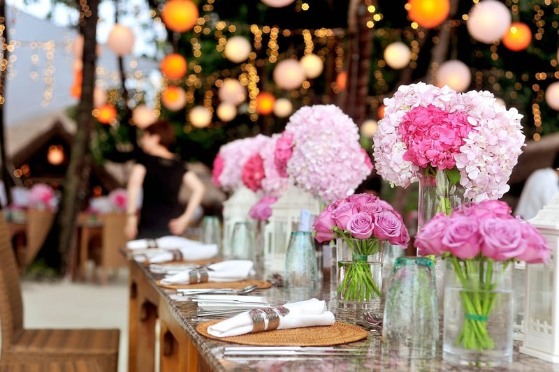 Gold Wedding Table Setting